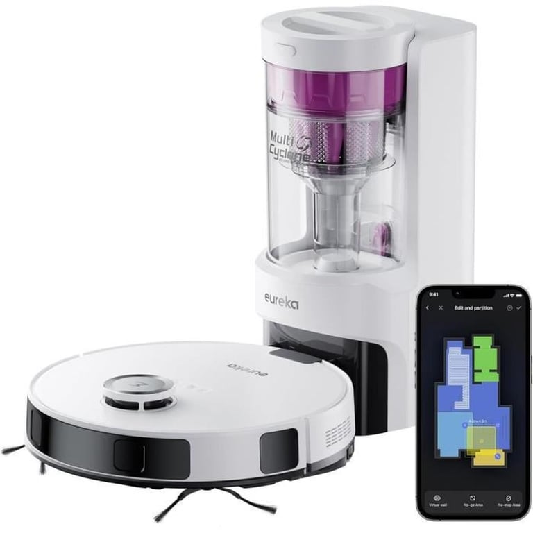 Aspirateur Robot Laveur EUREKA E10S 4000 Pa 180 min 200 ml