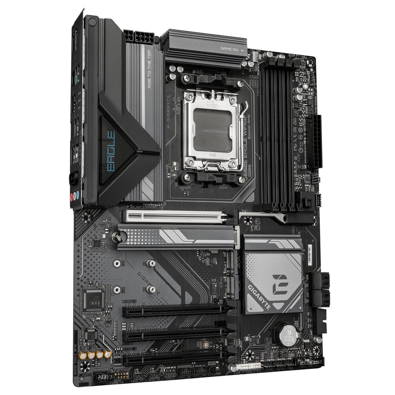 GIGABYTE B650E EAGLE WIFI6E Carte Mère Processeurs AMD Ryzen 9000 Series VRM 8+2+2 phases jusqu’à 8200MHz DDR5 O.C 1xPCIe - vue 7