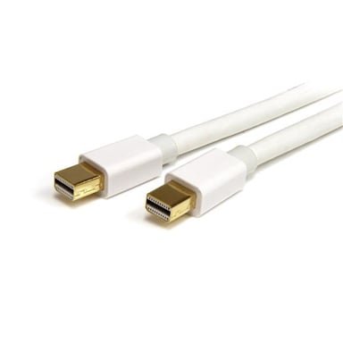 StarTech.com Cable Mini DisplayPort de 2m - Vídeo Ultra HD 4K x 2K - Cable Mini DisplayPort 1.2 - Cable Mini DP a Mini DP para Monitor - Cable Mini DisplayPort - Blanco