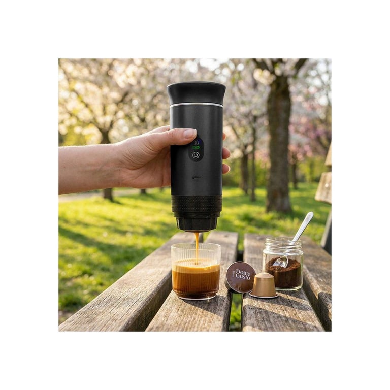 Machine à café portable LIVOO DOD227N 20 bars Chauffe intégrée Écran LED - vue 3