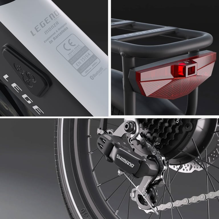 Vélo Électrique Pliable Smartbike Legend Monza – 250 W, Batterie 14 Ah, Autonomie 100 km - vue 3