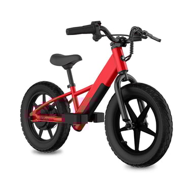 Draisienne elettrica Wispeed WIKIDS Rossa 14'' 100W per bambini di meno di 12 anni