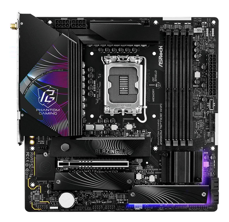 ASRock Z890M Riptide WiFi - vue 3