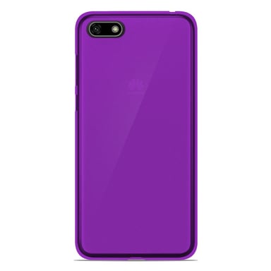 Coque silicone unie compatible Givré Violet Huawei Y5 2018