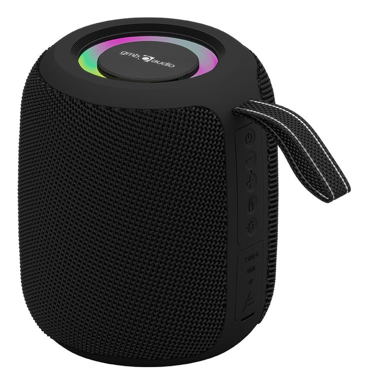 Gembird GMB Audio SPK-BT-LED-05-BK haut-parleur portable et de fête Enceinte portable mono Noir 8 W