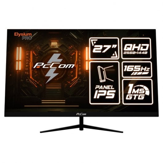 Pccom Elysium Pro 27 Led Ips Qhd 165Hz Freesync Moniteur Gamer Avec Hdmi, Displayport Et Base Pivotante - Excellent État