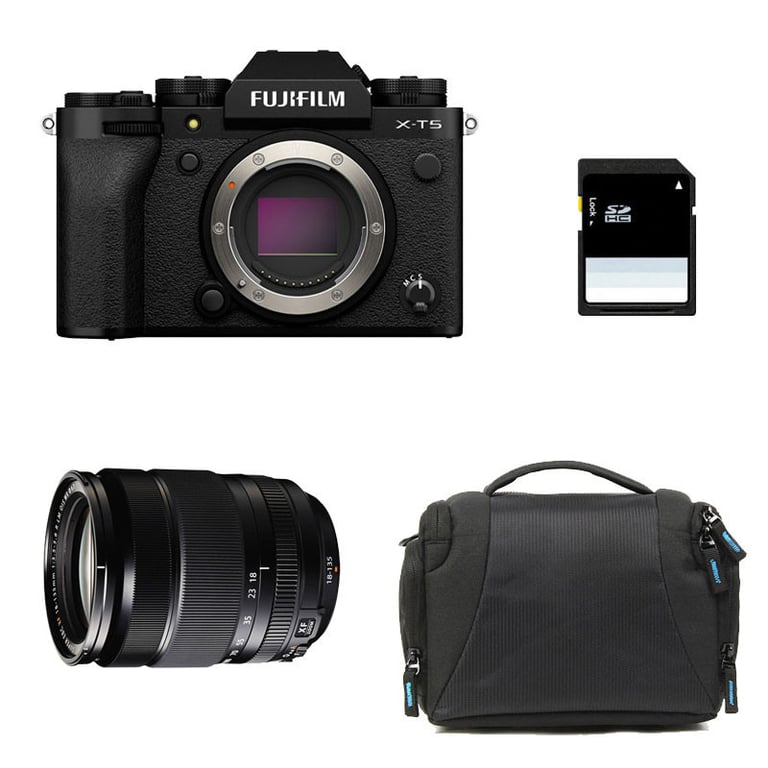 FUJIFILM X T5 + 18 135mm + Sac + Carte SD 8 Go Neuf