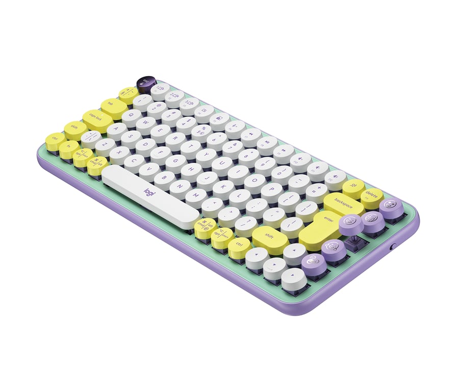 Clavier Pop Keys Multidispositif blast Jaune Logitech - vue 9