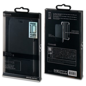 Folio Case Edition Double Pu Noir: Apple Iphone X/Xs