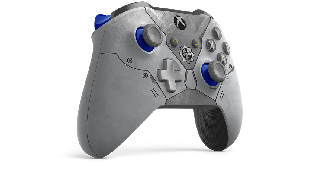 Microsoft Xbox Wireless Controller Gears 5 Kait Diaz Limited Edition Bleu, Gris Manette de jeu PC, Xbox One, Xbox One S, Xbox One X - Bon état