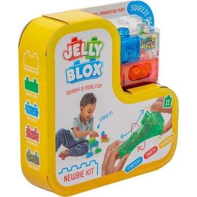 Jeu de construction - Jelly Blox Newbie Kit - Blocs souples et tactiles des 2 ans