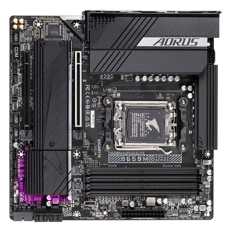 Gigabyte B650M AORUS ELITE - vue 10