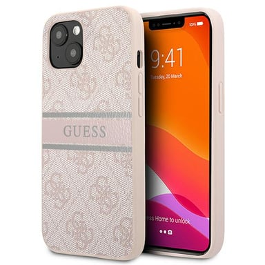 Funda Guess para iPhone 13 mini 5.4'' rosa 4G Stripe