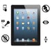 Protecteur d'écran en verre trempé Crystal Clear pour iPad (paquet de 2)   iPad Air/Air2 5/6 9,7 pouces