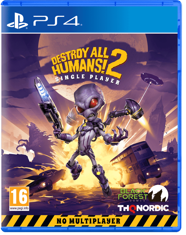 Jeu vidéo Destroy All Humans! 2 Reprobed PS4 Action 2 joueurs PEGI 7+