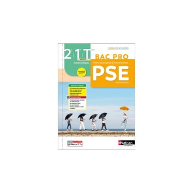 Prévention Santé Environnement (PSE) Tome Unique Bac Pro 2de/1re/Term + licence Solaire Nathan Technique Broché 2025