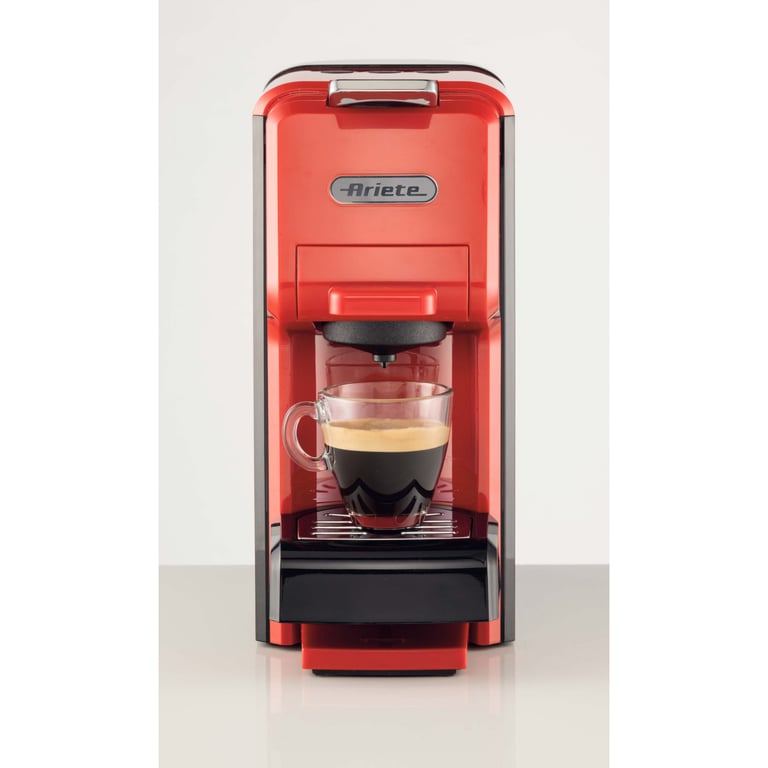 Ariete 4 en 1 Machine à Café Espresso 13041 à Dosettes et Capsules Compatible avec Capsules Nespresso et Dolcegusto Réservoir de 0 7 19 Bar de Pression Design Compact - vue 2