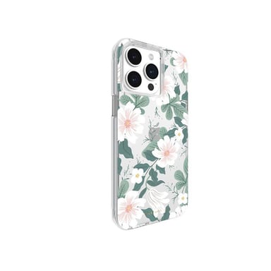 Coque pour Apple iPhone 15 Pro Max MagSafe Imprimé Floral Willow Vert