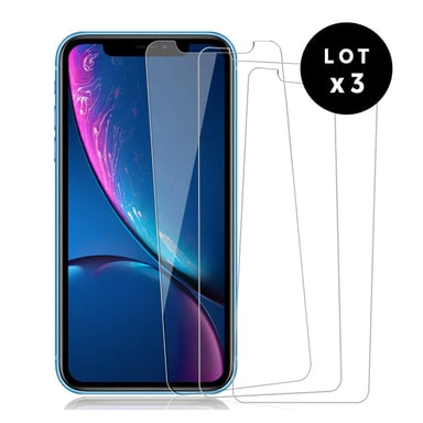 LA COQUE FRANCAISE Lot de 3 Vitres iPhone 11 en verre trempé transparente