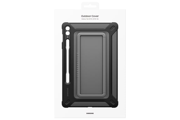 Custodia rinforzata Samsung EF-RX610 per Galaxy Tab S9 FE+ in nero o titanio