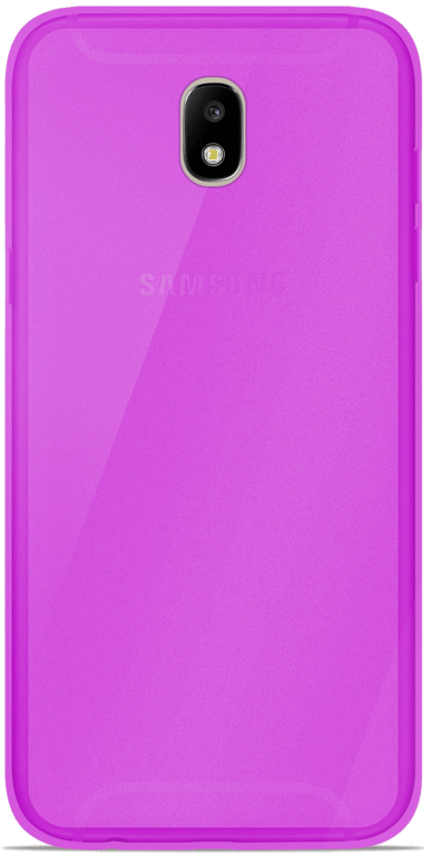 Coque silicone unie compatible Givré Violet Samsung Galaxy J5 2017