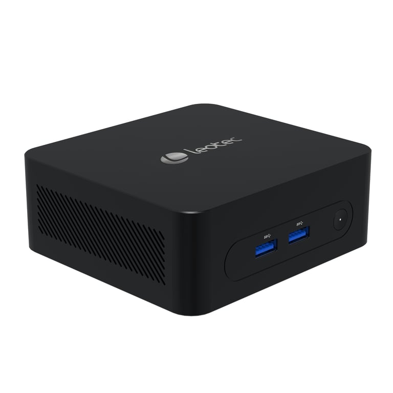 Barebone Leotec LEMPC20 Intel Celeron 8GB SSD WiFi 5 Dual 4K HDMI - vue 2