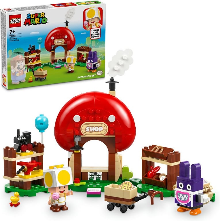 Lego Super Mario Ensemble D?extension Carottin Et La Boutique Toad 71429 Lego - vue 4