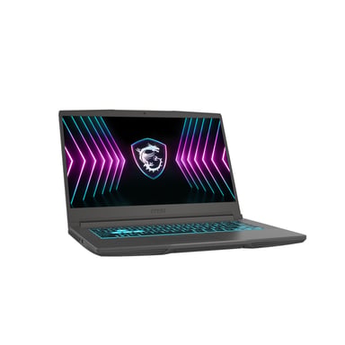 MSI Thin 15 B2RVE-3095FR Intel® Core™ i5 i5-12450H Portátil 39,6 cm (15.6'') Full HD 16 GB DDR4-SDRAM 512 GB SSD NVIDIA GeForce RTX 4050 Wi-Fi 6E (802.11ax) Windows 11 Home Gris