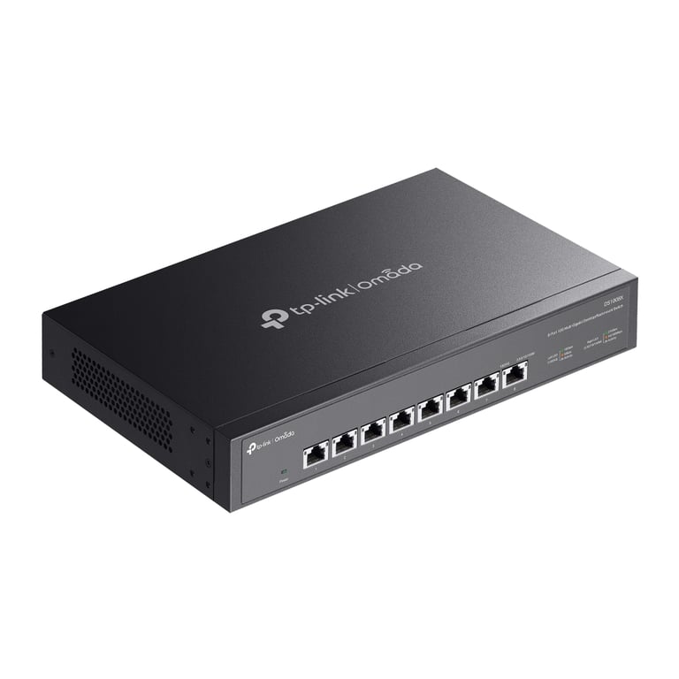 TP-Link Omada DS1008X commutateur réseau Non-géré 10G Ethernet (100/1000/10000) 1U Noir - Neuf