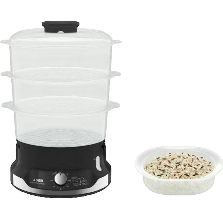 Cuiseur Vapeur SEB Ultracompact VC204800 – 9L, 800W, 3 Bols Empilables - vue 5