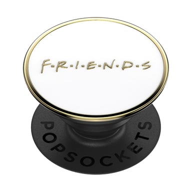 Support PopGrip Adhésif Stand et Selfie Enamel Friends Noir Popsockets