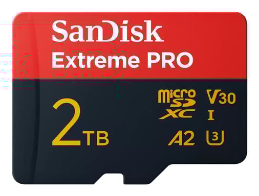 SanDisk Extreme PRO 2Tb MicroSDXC UHS-I Classe 10