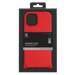 Custodia a tracolla in morbido silicone gel per Apple iPhone 12 Pro Max, rosso fuoco