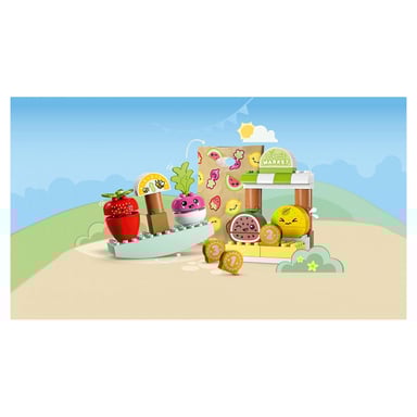 LEGO DUPLO 10983 - Mercado Infantil Ecológico : Juegos educativos y creativos