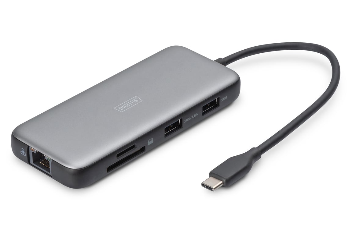 Digitus Station d'accueil USB C 8 ports Neuf - vue 3