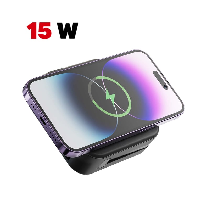 Powerbank All in One Pro MagSafe / USB / USB C avec Prises internationales Neuf - vue 3
