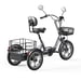 Tricycle cargo électrique Cysum T1 Pro : moteur 250 W, batterie 48 V 22 Ah, pneus 16 x 2,3 pouces