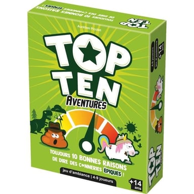 Jeu d'ambiance Asmodee Top Ten Aventures