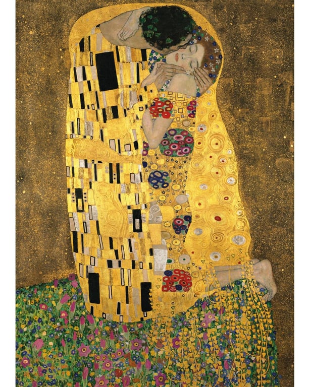 Clementoni Museum Collection Klimt Il Bacio Jeu de puzzle 1000 pièce Art Neuf - vue 2