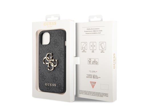 Guess Apple iPhone 14 Plus Funda PU 4G Grande Negro