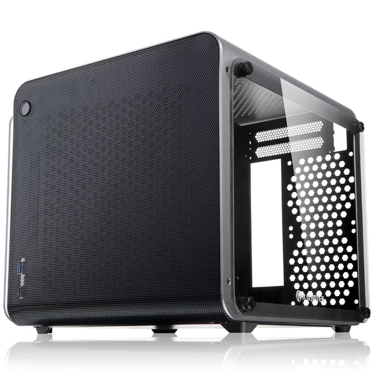 Raijintek METIS EVO TG Mini ITX Gehäuse Tempered Glass rot - vue 8