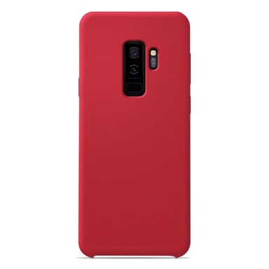 Coque silicone unie Soft Touch Rouge compatible Samsung Galaxy S9 Plus