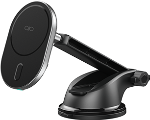 Supporto per auto MagSafe con ricarica wireless Braccio regolabile da 15W Solido