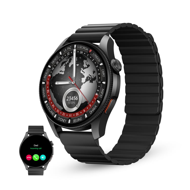 Ksix BXSW33N smartwatche et montre de sport 3 63 cm 1.43 AMOLED Numérique 466 x 466 pixels Écran tactile GPS satellite Neuf