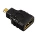 Cable HDMI de alta velocidad con Ethernet, 1,50 m + 2 adaptadores HDMI
