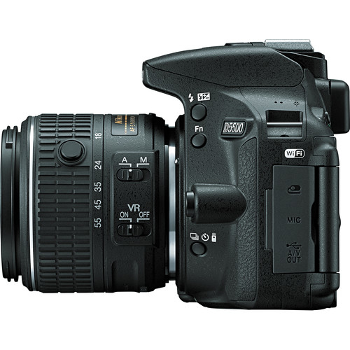 Nikon D5500 + AF DX NIKKOR 18 55mm f3.5 5.6G VR II Kit d'appareil photo SLR 24 2 MP CMOS 6000 x 4000 pixels Neuf - vue 8