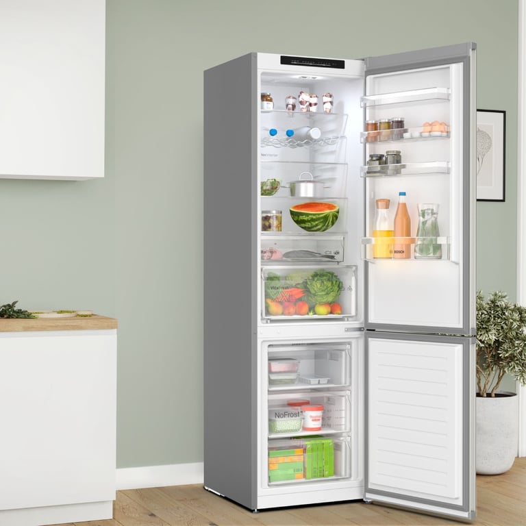 Bosch Réfrigérateur combiné 60cm nofrost acier brossé KGN392I1F - vue 3