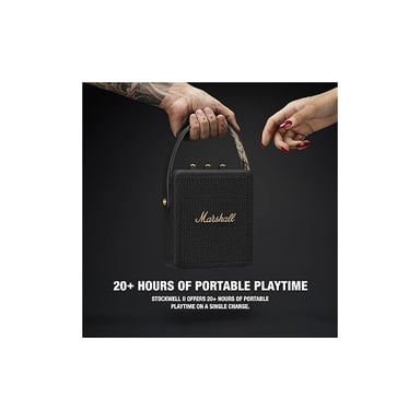 Altavoz portátil Bluetooth Marshall Stockwell II Negro con más de 20 horas de autonomía inalámbrica