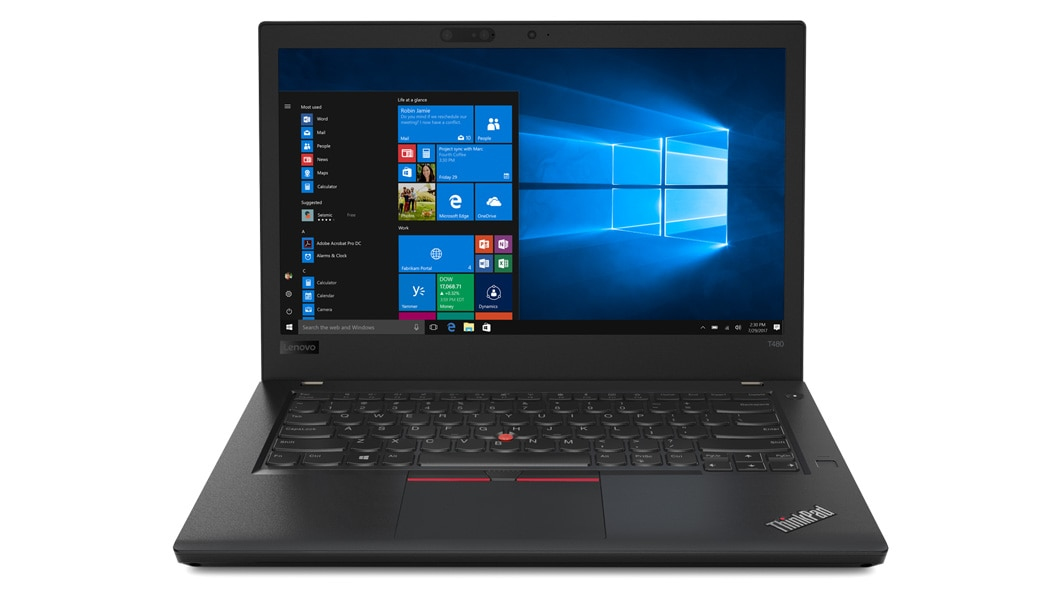 Lenovo Thinkpad T480 i5-8250U Ordinateur Portable 35,6 Cm (14 ) Full Hd Intel® Core™ i5 8 Go Ddr4-Sdram 256 Go SSD Wi-Fi 5 (802.11Ac) Windows 10 Pro Noir - Très Bon État