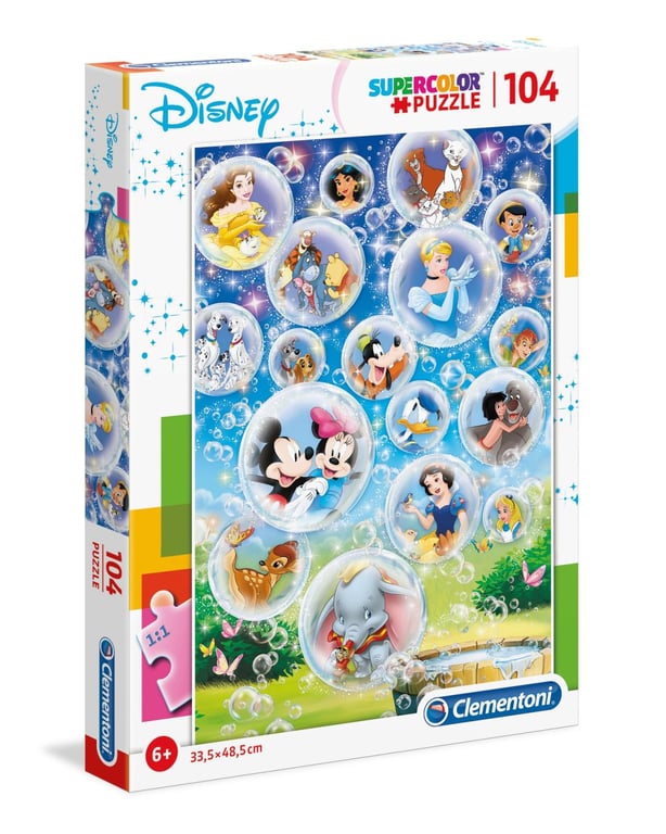 Puzzle 104 pièces : Classiques Disney Clementoni Puzzles - vue 2